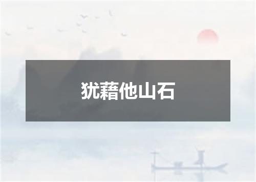 犹藉他山石
