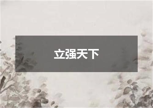 立强天下