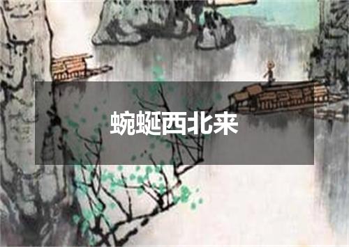 蜿蜒西北来