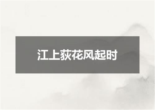江上荻花风起时