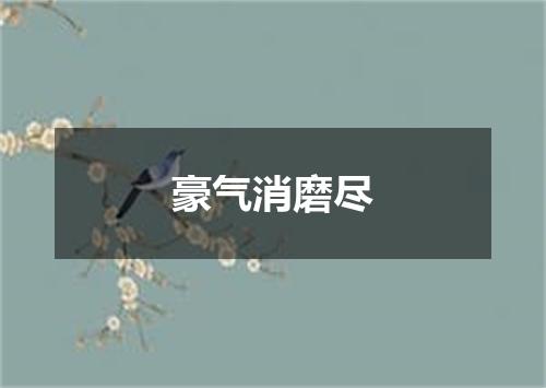 豪气消磨尽