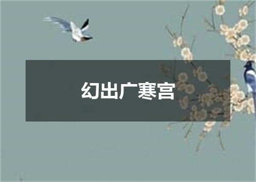 幻出广寒宫