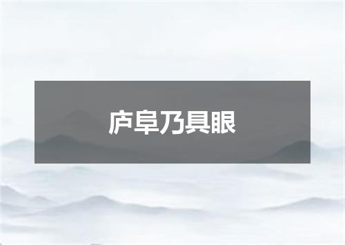 庐阜乃具眼