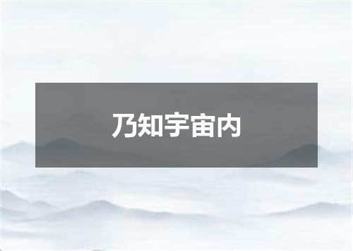 乃知宇宙内