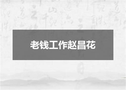 老钱工作赵昌花