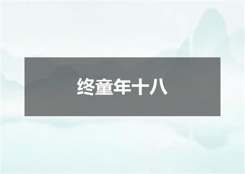 终童年十八
