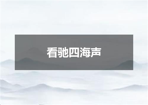 看驰四海声
