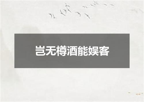 岂无樽酒能娱客