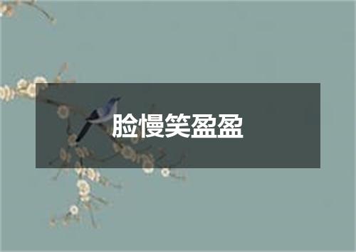 脸慢笑盈盈