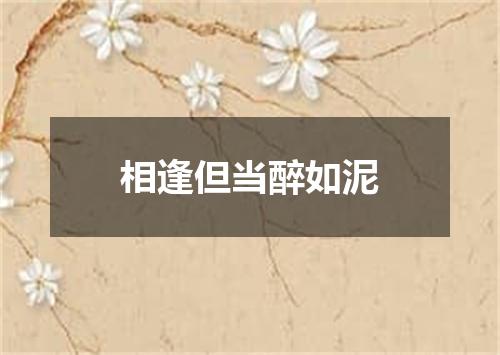 相逢但当醉如泥