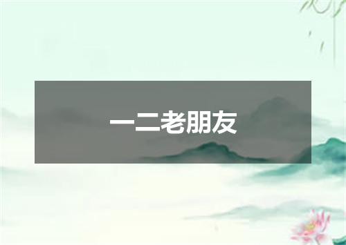 一二老朋友
