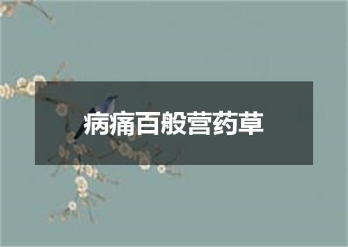 病痛百般营药草