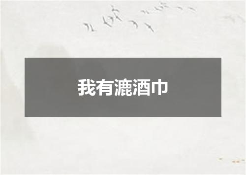 我有漉酒巾