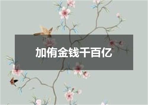 加侑金钱千百亿