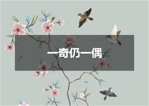 一奇仍一偶