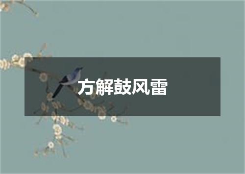 方解鼓风雷