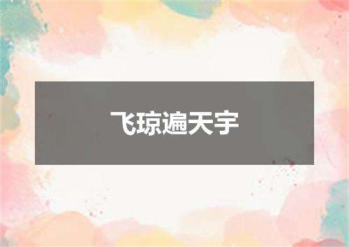 飞琼遍天宇