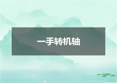 一手转机轴