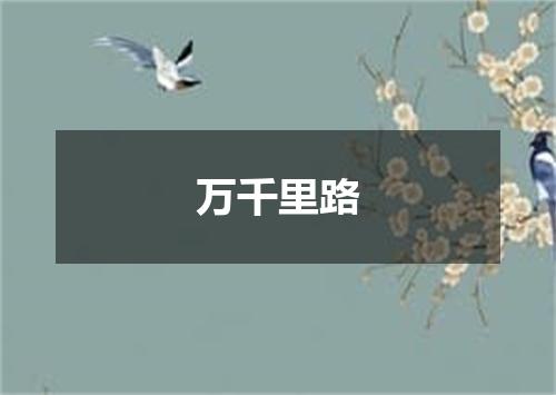万千里路