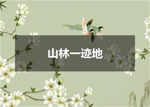 山林一迹地