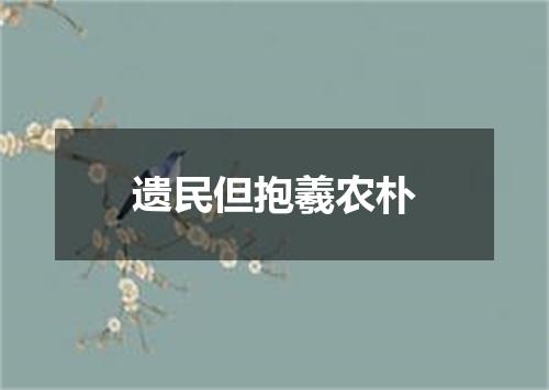 遗民但抱羲农朴
