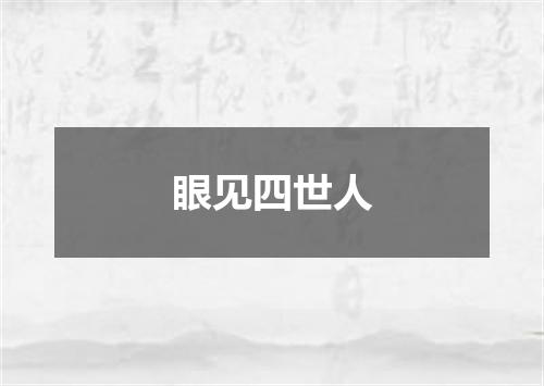 眼见四世人