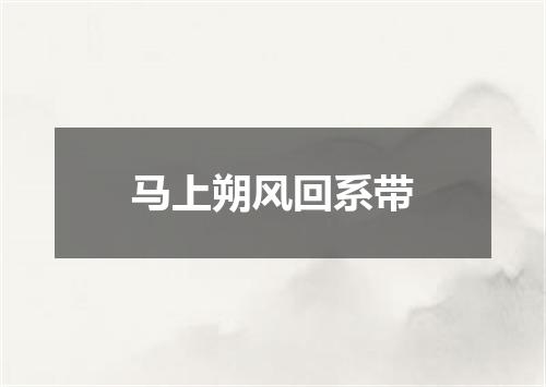 马上朔风回系带