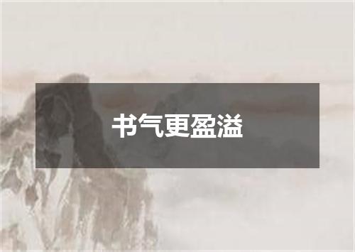 书气更盈溢