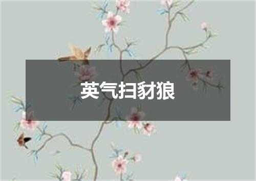 英气扫豺狼