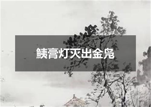 鮧膏灯灭出金凫