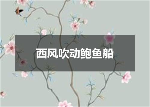 西风吹动鲍鱼船