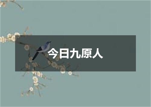 今日九原人