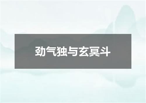 劲气独与玄冥斗