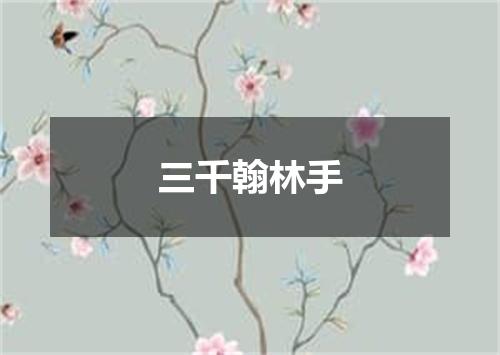 三千翰林手