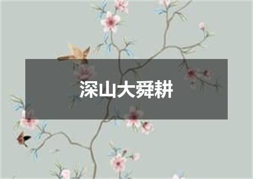 深山大舜耕