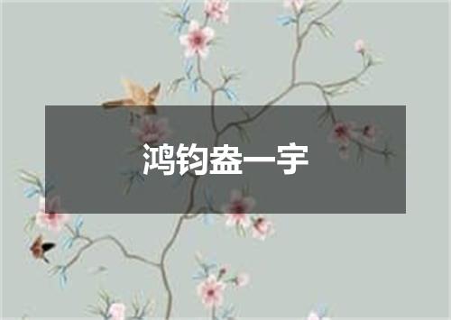 鸿钧盎一宇