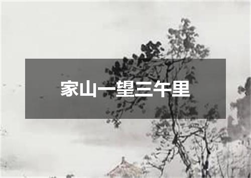家山一望三午里