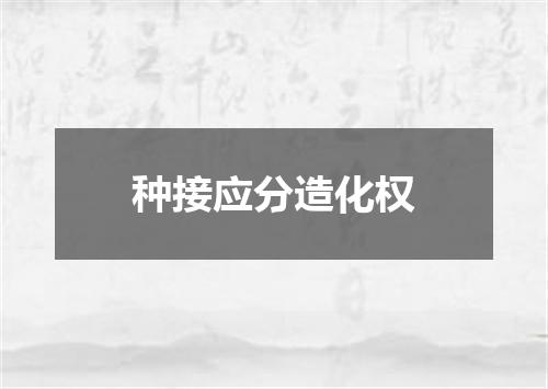 种接应分造化权