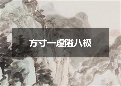 方寸一虚隘八极