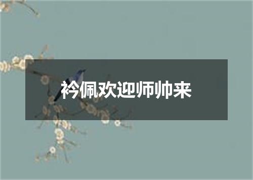 衿佩欢迎师帅来