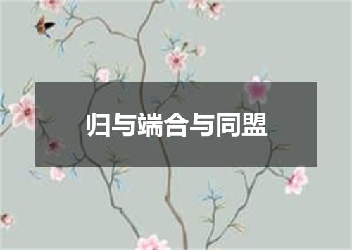 归与端合与同盟