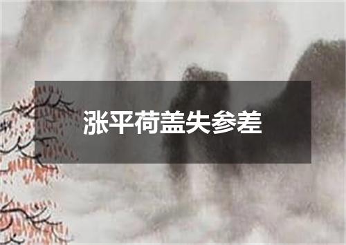 涨平荷盖失参差