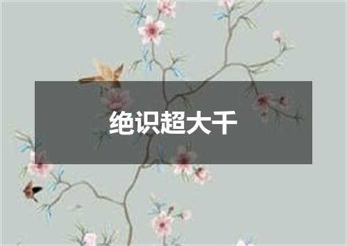 绝识超大千