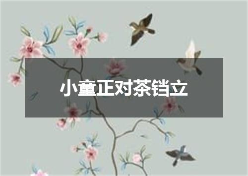 小童正对茶铛立