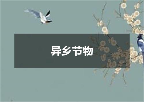 异乡节物