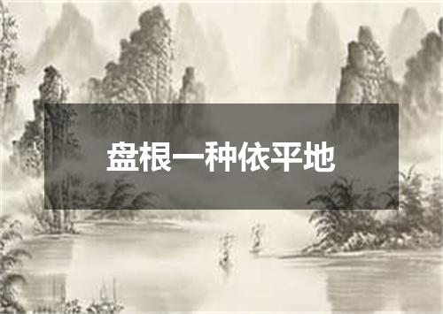 盘根一种依平地