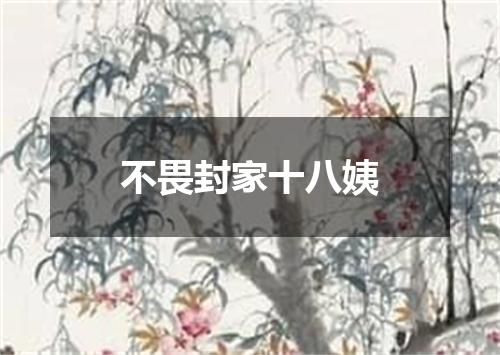 不畏封家十八姨