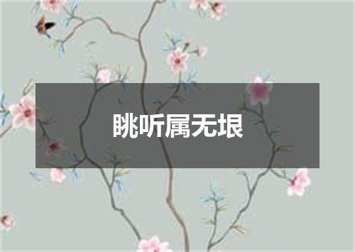 眺听属无垠