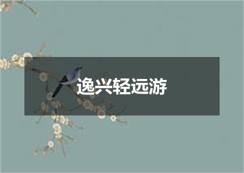 逸兴轻远游