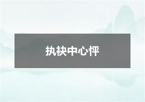 执袂中心怦